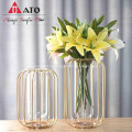 Ato Iron Glass Vase Glass для гостиной